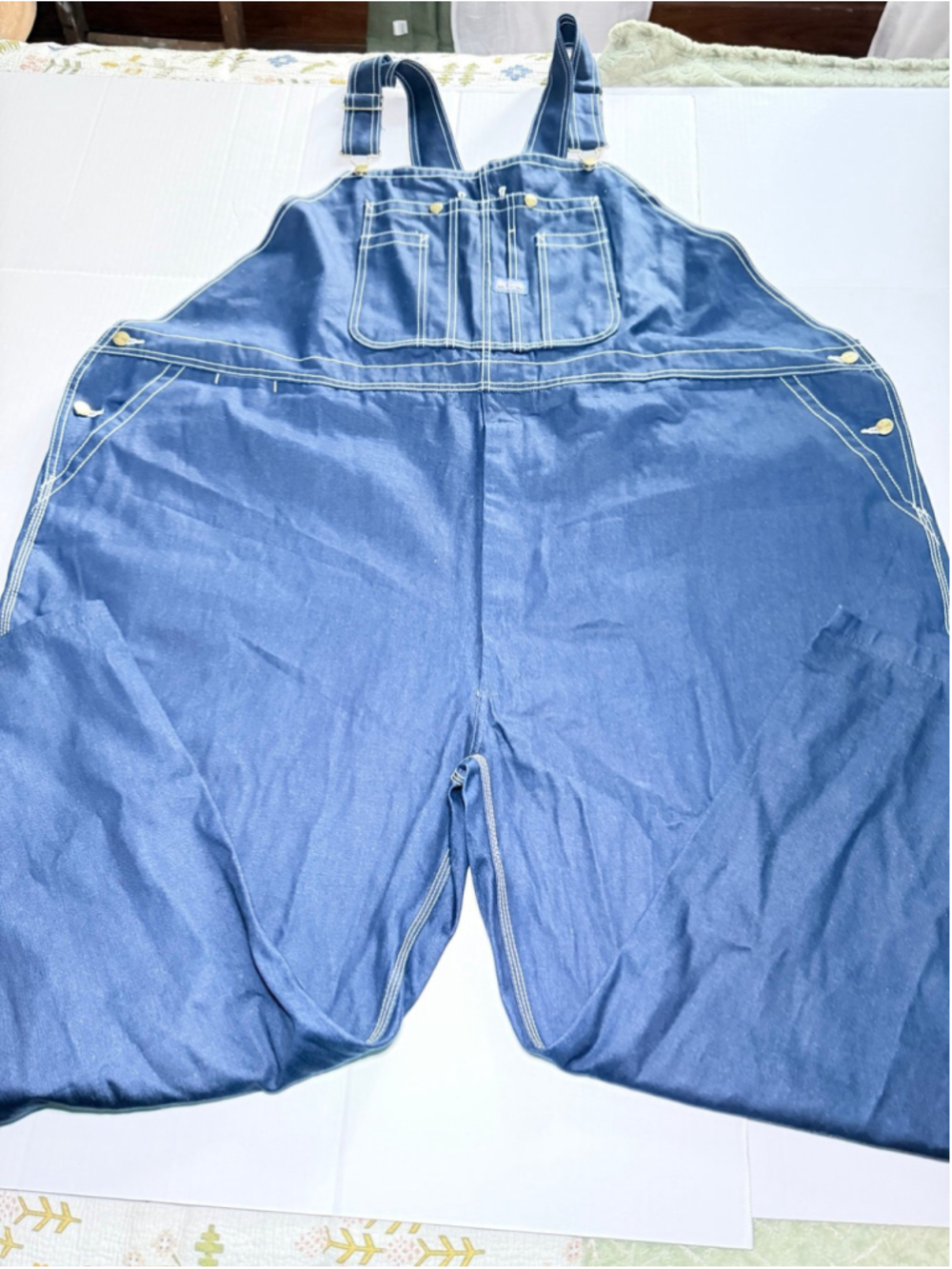 Big Smith blue denim bib overalls. NWT 62x30 #bigmen #workwear #farm